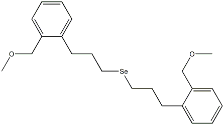 [2-(Methoxymethyl)phenethyl]methyl selenide Struktur