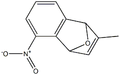 1,4-Dihydro-1,4-epoxy-2-methyl-5-nitronaphthalene Struktur