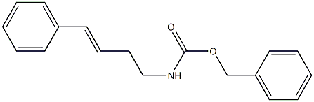 N-(4-Phenyl-3-butenyl)carbamic acid benzyl ester Struktur