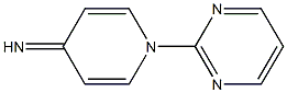 1-(2-Pyrimidinyl)-4-imino-1,4-dihydropyridine Struktur