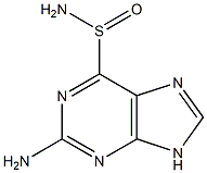 2-Amino-9H-purine-6-sulfinamide Struktur