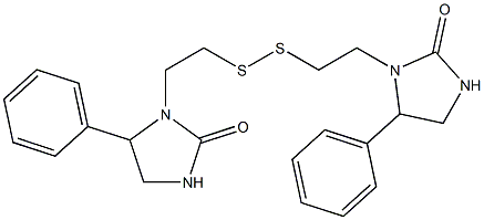 Bis[2-(2-oxo-5-phenylimidazolidin-1-yl)ethyl] persulfide Struktur