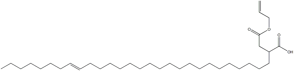 2-(20-Octacosenyl)succinic acid 1-hydrogen 4-allyl ester Struktur