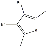 3,4-Dibromo-2,5-dimethylthiophene Struktur