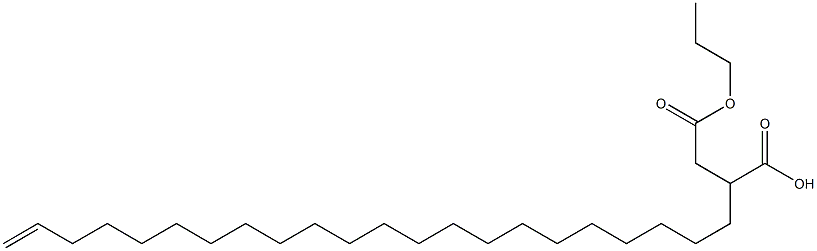 2-(21-Docosenyl)succinic acid 1-hydrogen 4-propyl ester Struktur