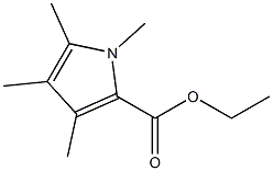 1,3,4,5-Tetramethyl-1H-pyrrole-2-carboxylic acid ethyl ester Struktur