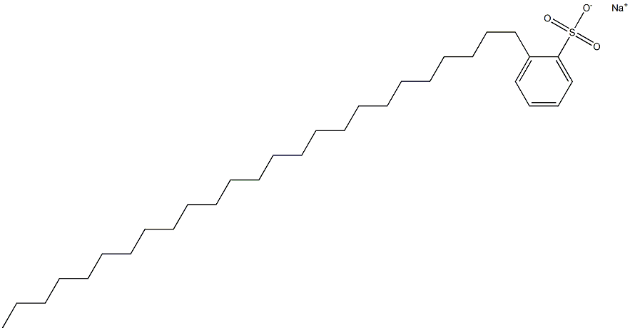 2-Pentacosylbenzenesulfonic acid sodium salt Struktur