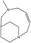 6-Methyl-1,6-diazabicyclo[6.2.2]dodec-3-ene Struktur