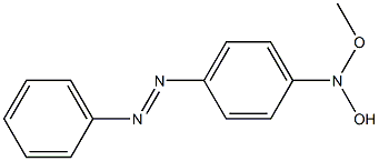 N-[4-(Phenylazo)phenyl]-N-methoxyhydroxylamine Struktur