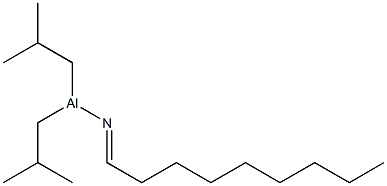 Diisobutyl(nonylideneamino)aluminum Struktur