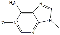 6-Amino-9-methyl-9H-purine 1-oxide Struktur