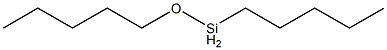 Pentyl(pentyloxy)silane Struktur