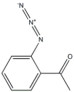 1-Azido-2-acetylbenzene Struktur