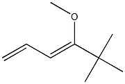 (Z)-1-tert-Butyl-1-methoxy-1,3-butadiene Struktur