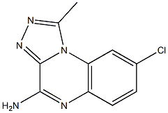 4-Amino-8-chloro-1-methyl[1,2,4]triazolo[4,3-a]quinoxaline Struktur