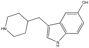 3-(4-Piperidylmethyl)-1H-indol-5-ol Struktur