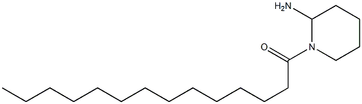 2-Amino-1-tetradecanoylpiperidine Struktur