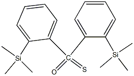 Trimethylsilyl(phenyl) thioketoneoxide Struktur