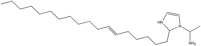 1-(1-Aminoethyl)-2-(6-octadecenyl)-4-imidazoline Struktur