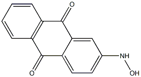 2-(Hydroxyamino)anthraquinone Struktur