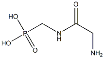 N-(Phosphonomethyl)-2-aminoacetamide Struktur