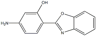 5-Amino-2-(benzoxazole-2-yl)phenol Struktur