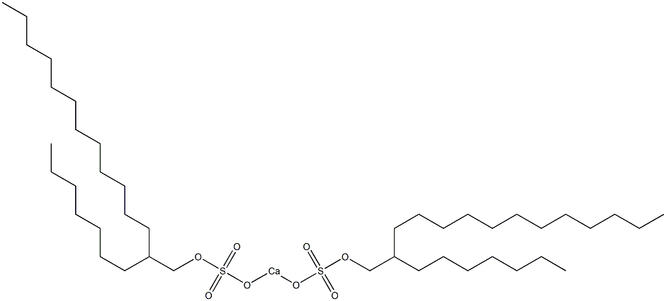 Bis(2-heptyltetradecyloxysulfonyloxy)calcium Struktur