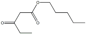 3-Oxopentanoic acid pentyl ester Struktur