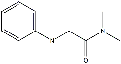 N,N-Dimethyl-2-(N-methylanilino)acetamide Struktur