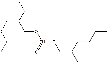 Thiophosphonic acid O,O-bis(2-ethylhexyl) ester Struktur