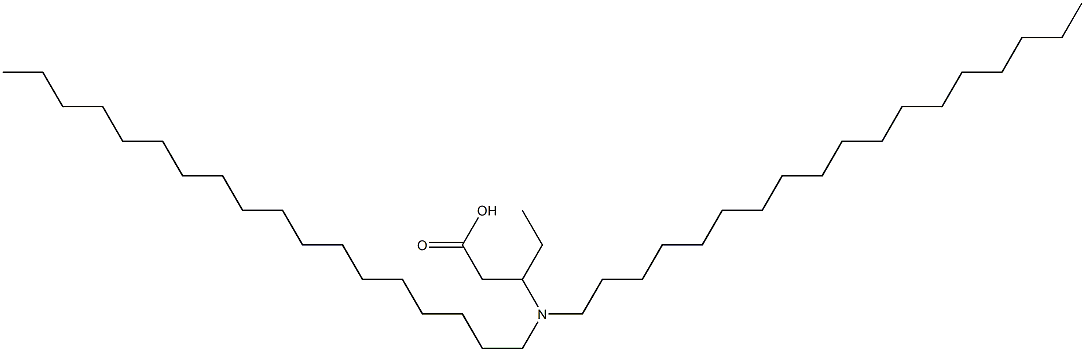 3-(Dioctadecylamino)valeric acid Struktur