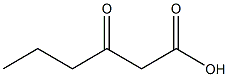 3-Ketocaproic acid Struktur