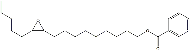 Benzoic acid 10,11-epoxyhexadecan-1-yl ester Struktur