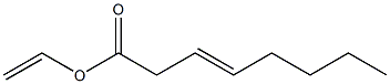 3-Octenoic acid ethenyl ester Struktur