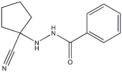 N'-(1-Cyanocyclopentyl)benzohydrazide Struktur