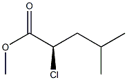 (R)-2-Chloro-4-methylpentanoic acid methyl ester Struktur