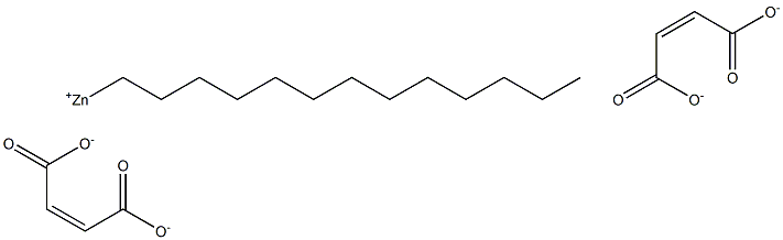 Bis(maleic acid 1-tridecyl)zinc salt Struktur