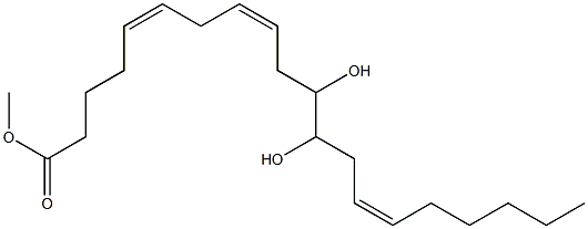 (5Z,8Z,14Z)-11,12-Dihydroxy-5,8,14-icosatrienoic acid methyl ester Struktur