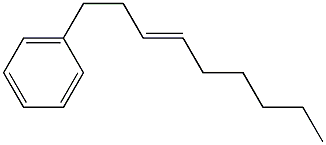 (E)-1-Phenyl-3-nonene Struktur