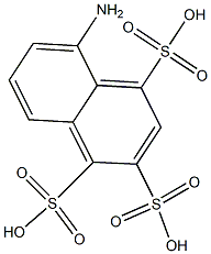 5-Amino-1,2,4-naphthalenetrisulfonic acid Struktur