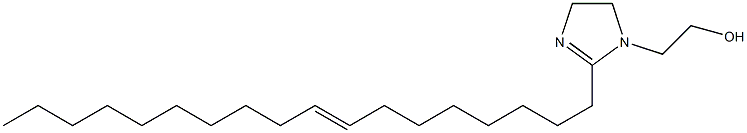 2-(8-Octadecenyl)-2-imidazoline-1-ethanol Struktur