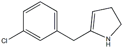 4,5-Dihydro-2-(3-chlorobenzyl)-1H-pyrrole Struktur