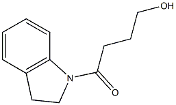 1-[(2,3-Dihydro-1H-indol)-1-yl]-4-hydroxybutan-1-one Struktur