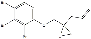 2,3,4-Tribromophenyl 2-allylglycidyl ether Struktur