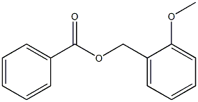 Benzoic acid 2-methoxybenzyl ester Struktur