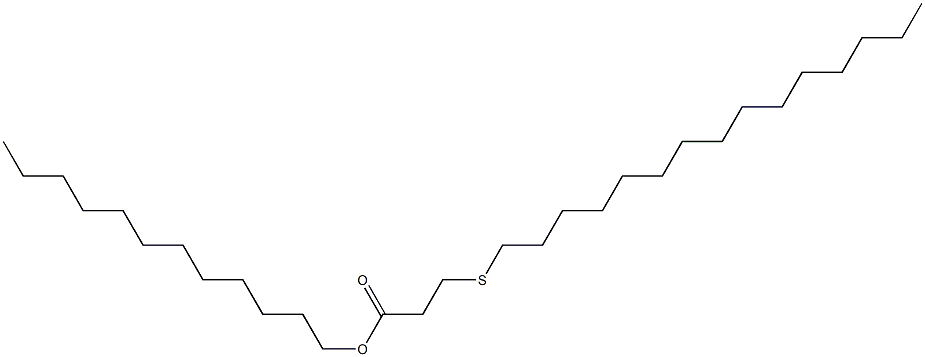 3-(Pentadecylthio)propionic acid dodecyl ester Struktur