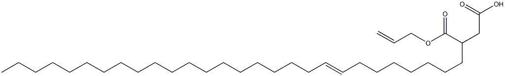 3-(8-Octacosenyl)succinic acid 1-hydrogen 4-allyl ester Struktur