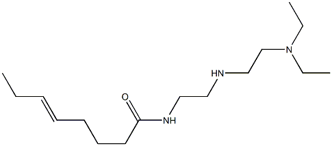 N-[2-[2-(Diethylamino)ethylamino]ethyl]-5-octenamide Struktur