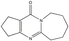 1,2,3,5,6,7,8,9-Octahydro-10H-4,9a-diazacyclohept[f]inden-10-one Struktur