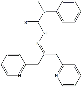 2-Pyridinyl(methyl) ketone 4-methyl-4-phenyl thiosemicarbazone Struktur